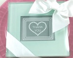 Set of 2 Photo Coasters wedding favors