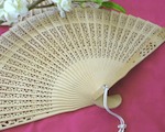 Sandalwood Fan   wedding favors