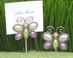 "Love is Aflutter" Butterfly Place Card Holders wedding favors