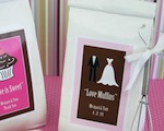 "Love Muffins" Muffin Mix wedding favors