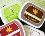 Fall Personalized Mint Tins wedding favors