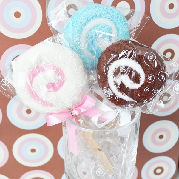 Lollipop Towel Favors wedding favors