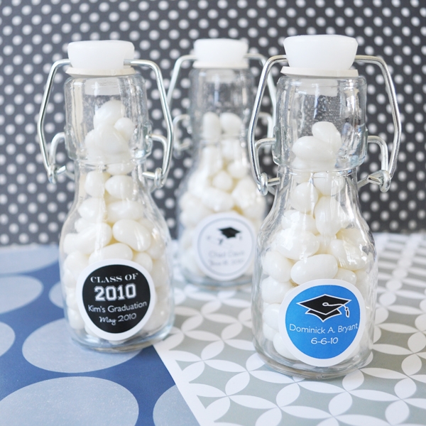 Graduation Personalized Mini Glass Bottles wedding favors