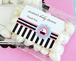 Personalized Jelly Bean Packs - Cupcake Party wedding favors