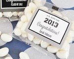 "Hats off to You" Graduation Jelly Bean Packs  wedding favors
