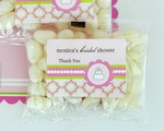 Personalized Jelly Bean Packs - Pink Cake  wedding favors
