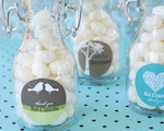 Elite Design Personalized Mini Glass Bottles  wedding favors