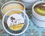 Elite Design Personalized Round Candle Tins  wedding favors