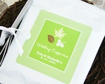 "Fall for Love" Personalized Hot Cappuccino + Optional Heart Whisk wedding favors