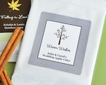 "Fall for Love" Personalized Hot Apple Cider wedding favors