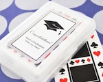 "Hats off to You" Graduation Playing Cards wedding favors