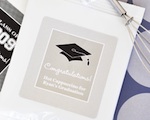 "Hats off to You" Graduation Cappuccino + Optional Heart Whisk wedding favors