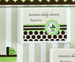 Personalized Gum Boxes - Green Baby  wedding favors