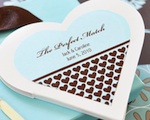 "The Perfect Match" Personalized Heart Matchbooks wedding favors