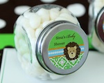 Personalized Candy Jars - Jungle Safari  wedding favors