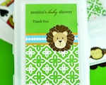 Personalized Playing Cards - Jungle Safari wedding favors