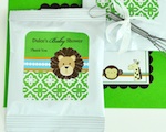 Personalized Hot Cocoa + Optional Whisk - Jungle Safari  wedding favors