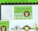 Personalized Gum Boxes - Jungle Safari  wedding favors