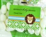 Personalized Jelly Bean Packs - Jungle Safari  wedding favors
