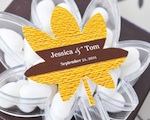 Leaf Acrylic Boxes wedding favors