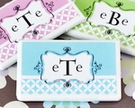Personalized Mod Monogram Mini Mint Favors wedding favors