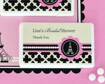 Personalized Mini Mint Favors - Paris Party  wedding favors