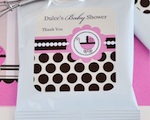 Personalized Hot Cocoa + Optional Whisk - Baby Pink  wedding favors