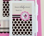 Personalized Notebook Favors - Pink Baby  wedding favors