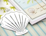 "A Jewel From the Sea" Seashell Bookmark wedding favors