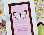 "Plant with Love" Personalized Flower Seed Favors wedding favors