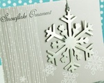 Silver Snowflake Ornament wedding favors
