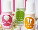 "Hot Wedding" Theme Sunscreen wedding favors