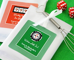 "A Lucky Pair" Personalized Hot Cappuccino + Optional Heart Whisk wedding favors
