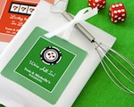 "A Lucky Pair" Vegas Themed Hot Cocoa wedding favors