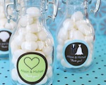 Theme Personalized Mini Glass Bottles  wedding favors