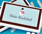 Personalized Winter Mini Mint Favors wedding favors