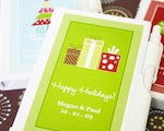 "A Winter Holiday" Personalized Notebook Favors wedding favors