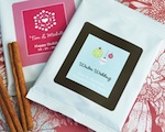 "A Winter Holiday" Personalized Hot Apple Cider wedding favors
