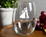 Stemless Wine Glasses 15 Ounce wedding favors