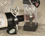 Vineyard Collection Heart Themed Wine Stoppers wedding favors