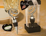 Vineyard Collection Swirl Design Wine Stoppers wedding favors
