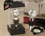 Vineyard Collection Crystal Ball Design Wine Stoppers wedding favors