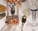 Autumn Themed Wine Bottle Stopper wedding favors
