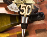 50th Anniversary Wine Bottle Stopper Favors wedding favors