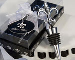 Fleur De Lis Design Wine Bottle Stopper Favors wedding favors