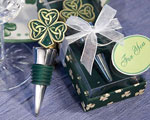 Shamrock / Trinity Love Knot Bottle Stoppers wedding favors