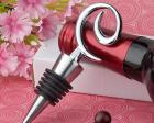Contemporary Swirl Design Wine Bottle Stopper Favors wedding favors