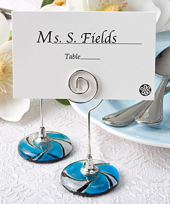 Murano Glass Collection Place Card Holders wedding favors