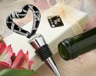 Murano Glass Collection Heart Design Wine Bottle Stopper Favors wedding favors