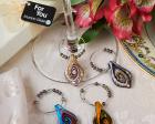 Murano Glass Collection Wine Charm Favors wedding favors